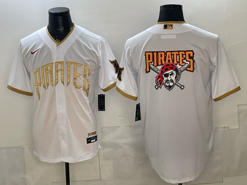 Men Pittsburgh Pirates blank white Game 2026 Nike MLB Jersey 051901